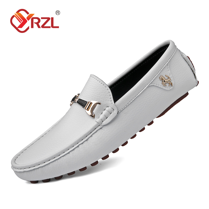 Men'S Luxury Formal Wear Brands - YRZL mocassins hommes chaussures en cuir