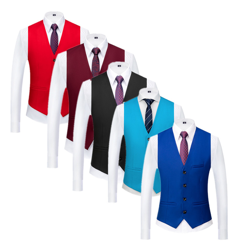 Men Formal Wear Wedding - Gilet de Style Britannique pour Homme,