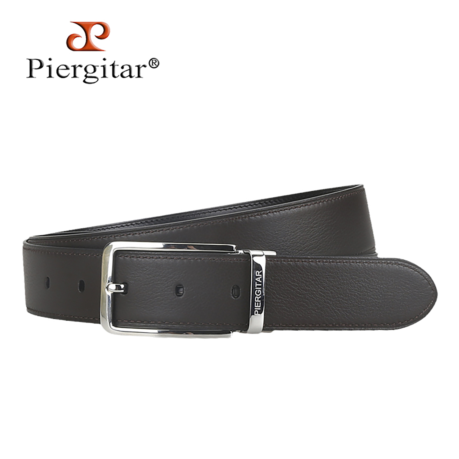 Men Formal Wear Brown - Ceinture pour homme en cuir véritable