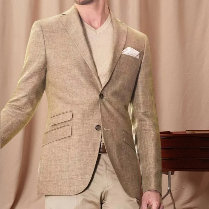 High End Men'S Formal Wear - Blazer et pantalon en lin pour