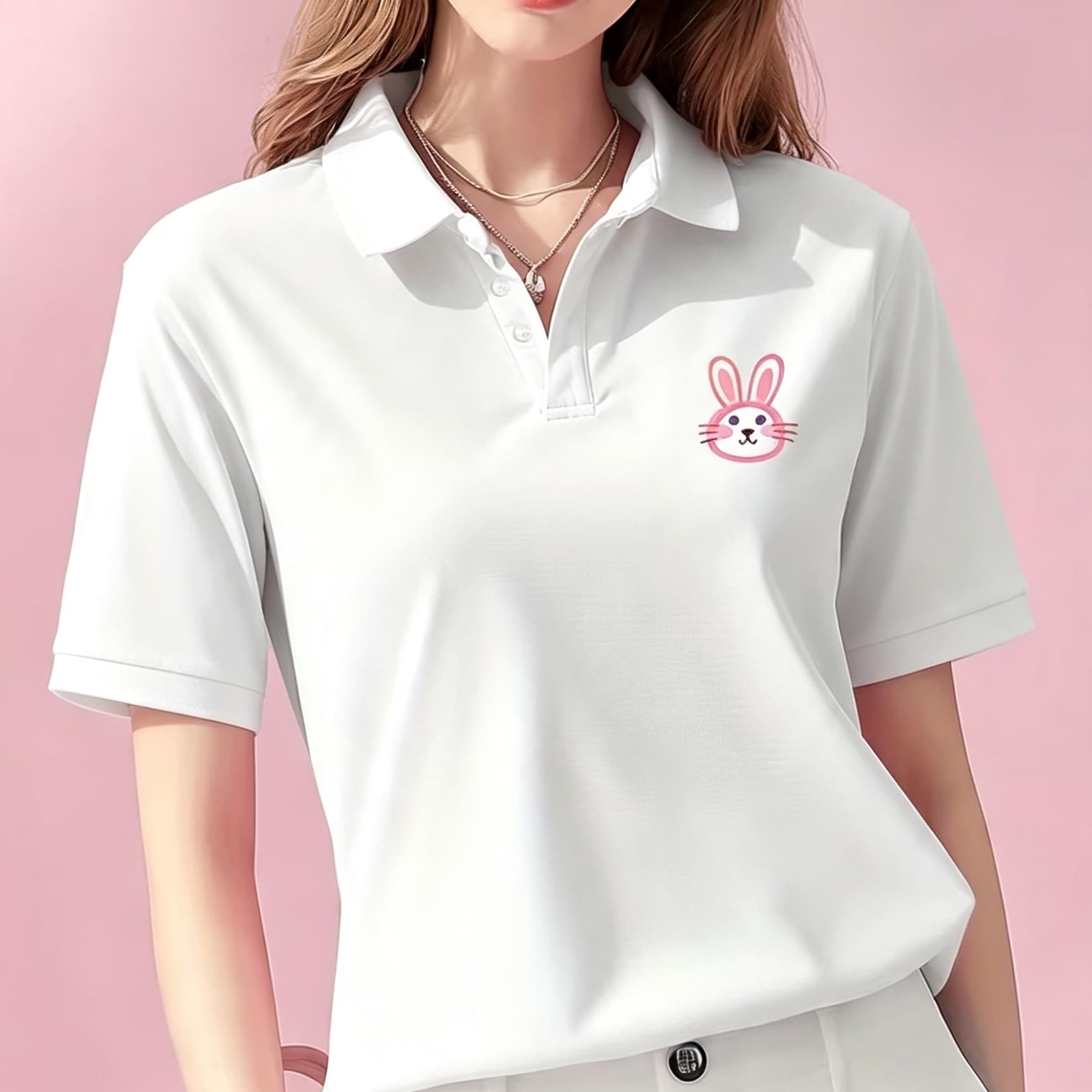 Men'S Polo Formal Wear - Polo unisexe noir à col à