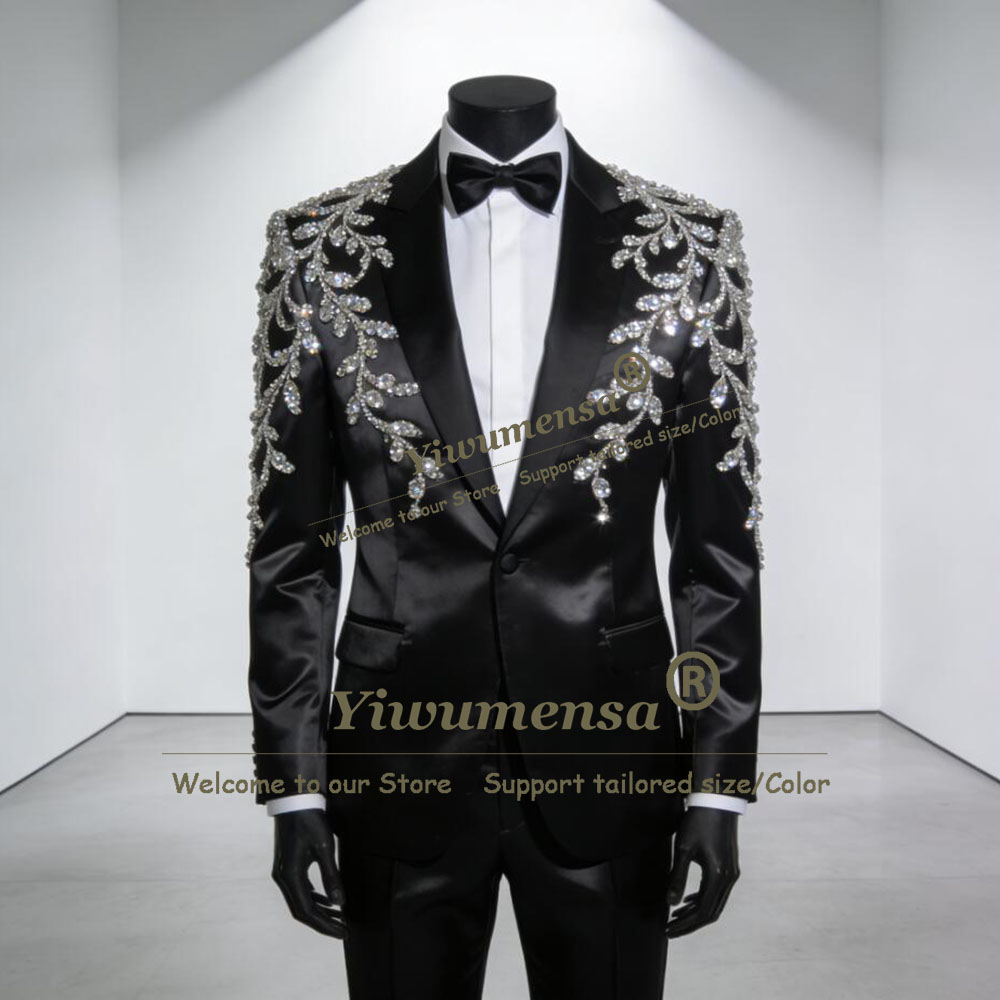 Men Formal Wear Wedding - Ensemble de costume de smoking pour