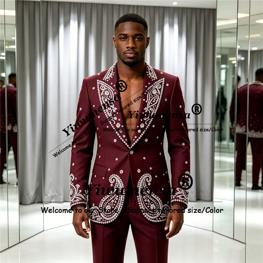 Costume de Mariage Scintillant - Men'S Formal Wear Jewelry avis et prix