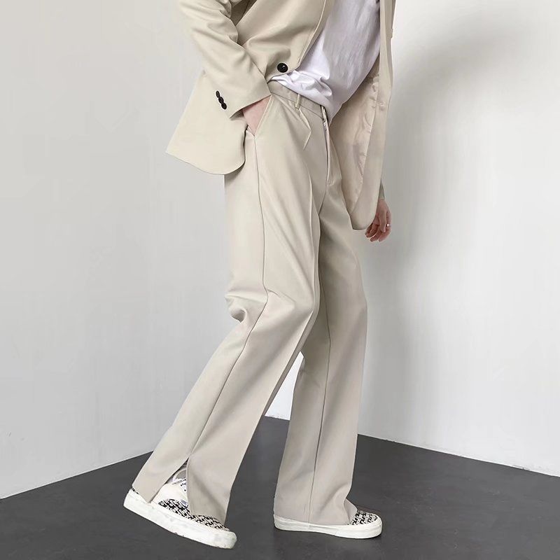 Gris kaki noir costume pantalo - Korean Men Formal Wear avis et prix
