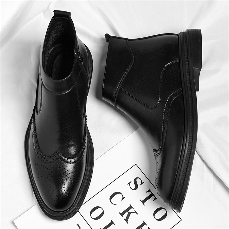 Bottes hautes d'affaires à sem - Men'S Formal Wear In Winter avis et prix