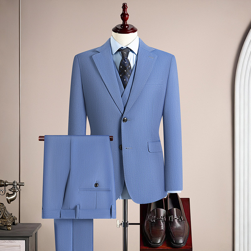 Ensemble de costume homme 3 pi - Khaki Formal Wear Men avis et prix