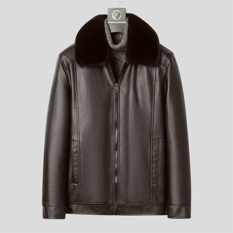 Manteau d'hiver en cuir pour h - Men'S Formal Wear In Winter avis et prix