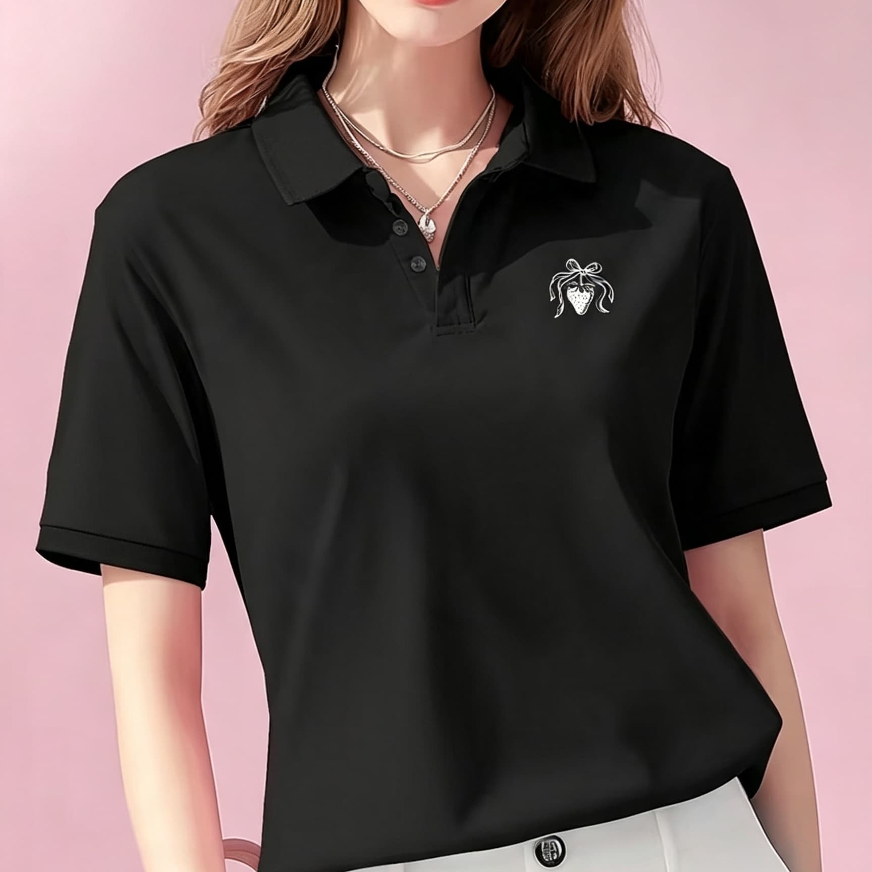 1. Chemise polo unisexe blanch - Men'S Polo Formal Wear avis et prix