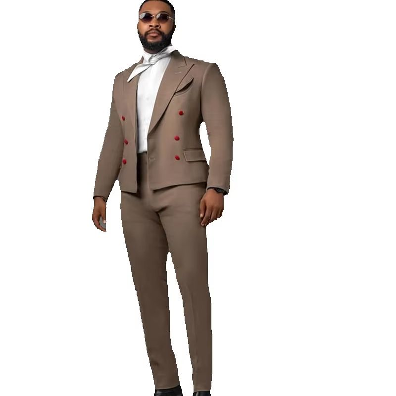 Ensemble de costume pour homme - Khaki Formal Wear Men avis et prix