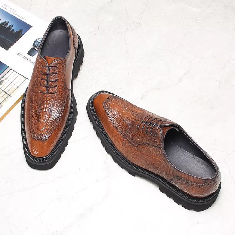 Chaussures en cuir haut de gam - High End Men'S Formal Wear avis et prix