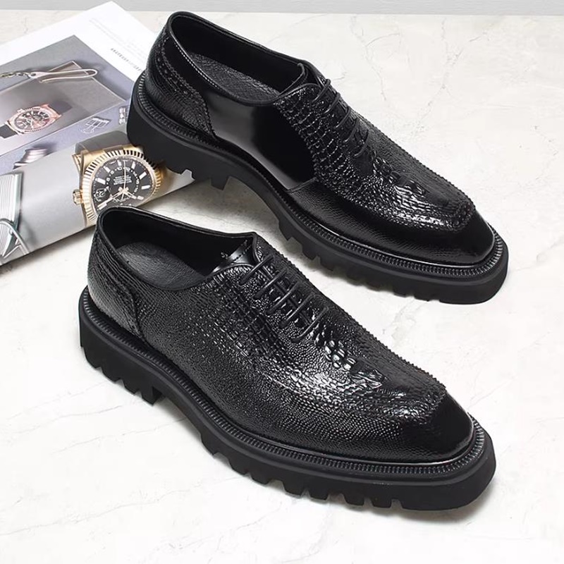 Chaussures en cuir haut de gam - High End Men'S Formal Wear avis et prix