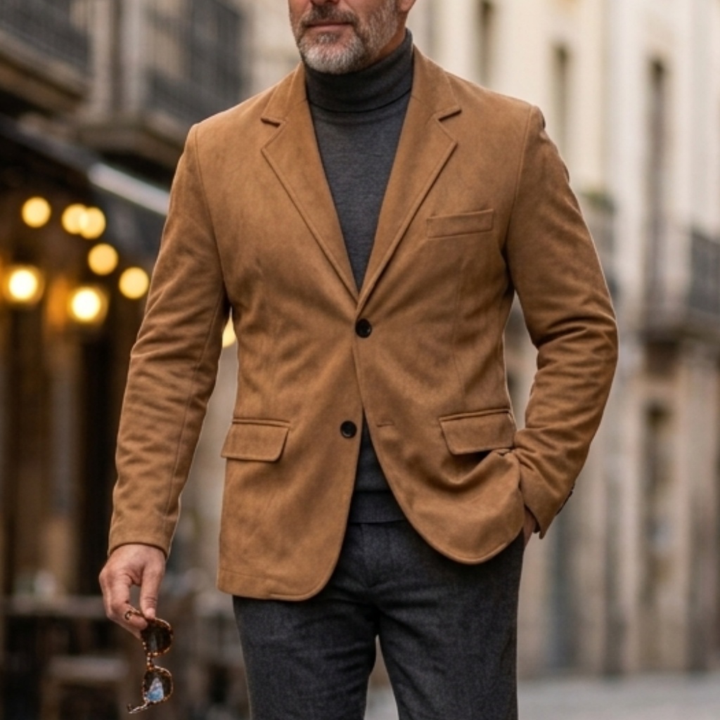 Blazer en daim vintage pour ho - Men'S Formal Wear In Winter avis et prix