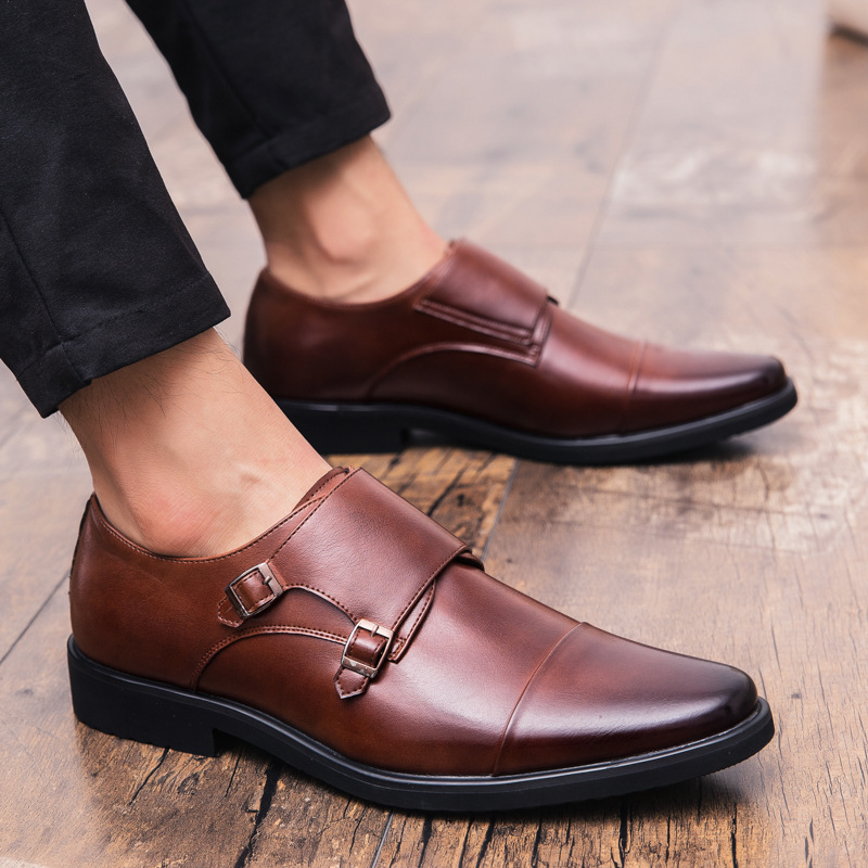 Nouveaux hommes Oxfords chauss - Men Formal Wear Brown avis et prix