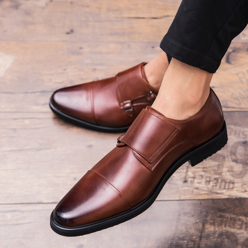 Nouveaux hommes Oxfords chauss - Men Formal Wear Brown avis et prix