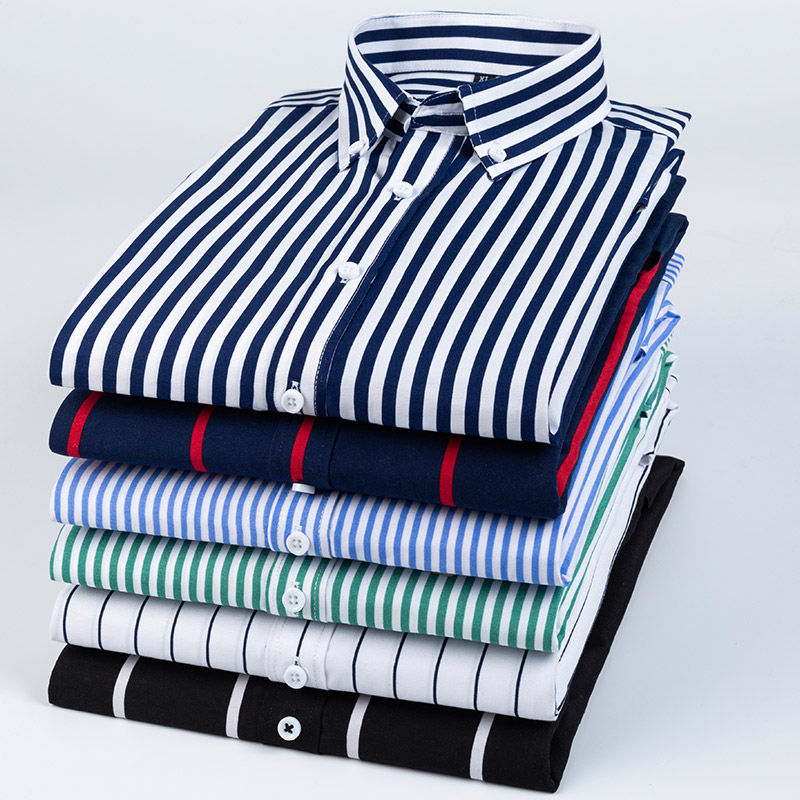 Chemise rayée à carreaux à man - Korean Men Formal Wear avis et prix