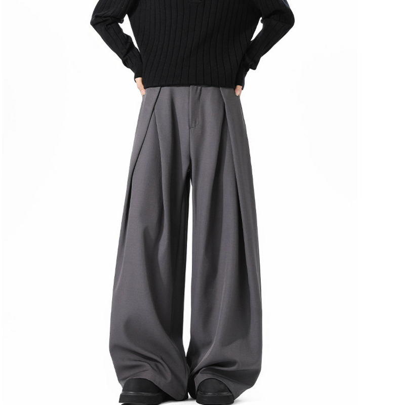 Pantalon de costume surdimensi - Korean Men Formal Wear avis et prix