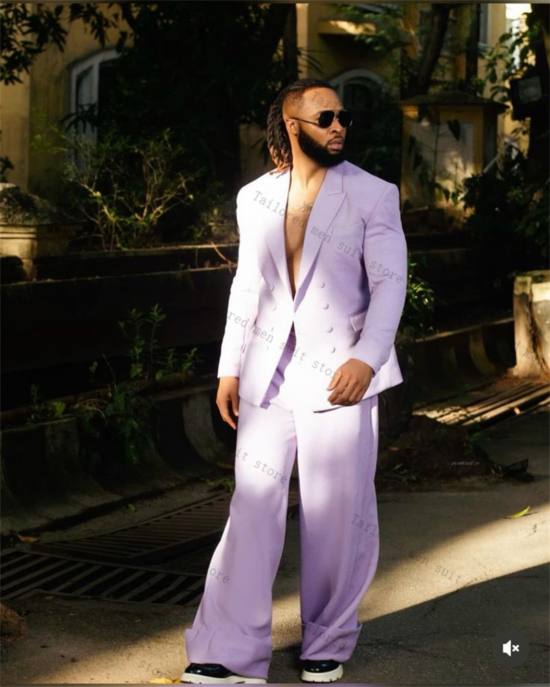 Costume et pantalon pour homme - Men Formal Wear Purple avis et prix
