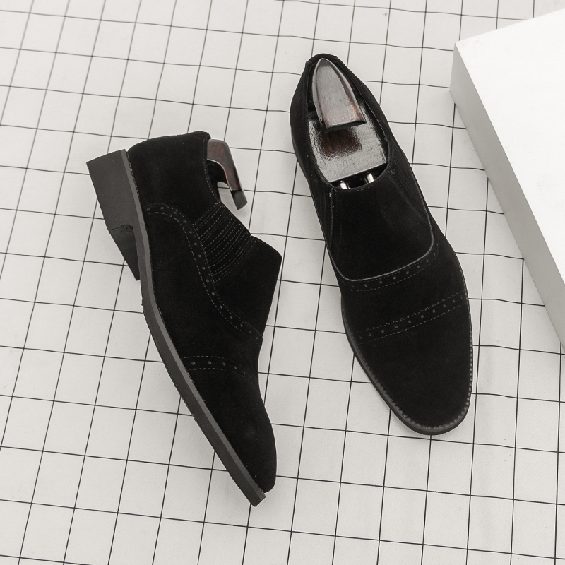 Mocassins Rétro Homme en Daim  - Formal Wear For Men Yellow avis et prix