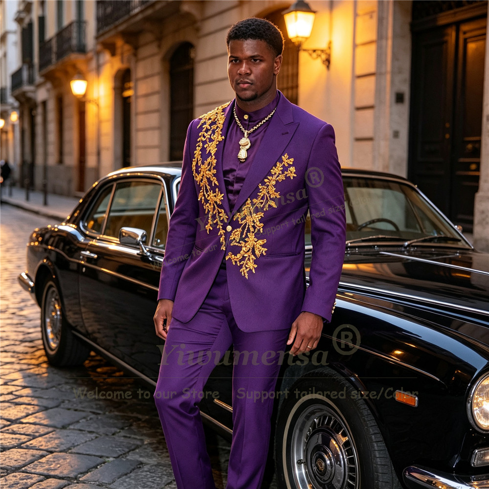 Costume Homme Violet Design Un - Men Formal Wear Purple avis et prix