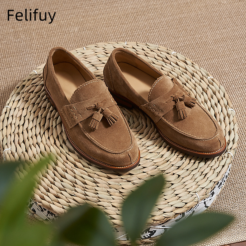 Nouvelles chaussures plates ma - Men Formal Wear Brown avis et prix
