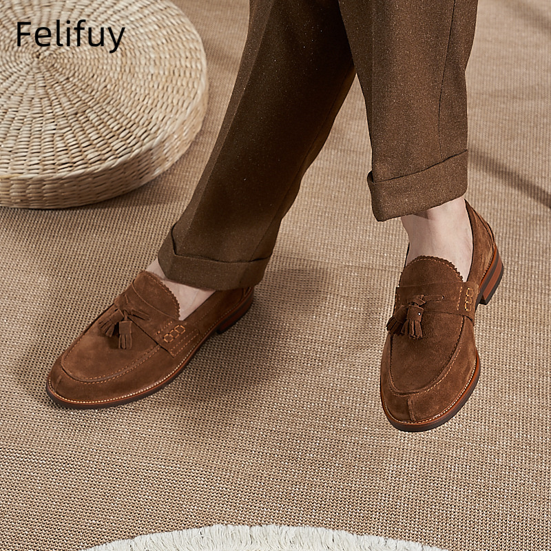 Nouvelles chaussures plates ma - Men Formal Wear Brown avis et prix