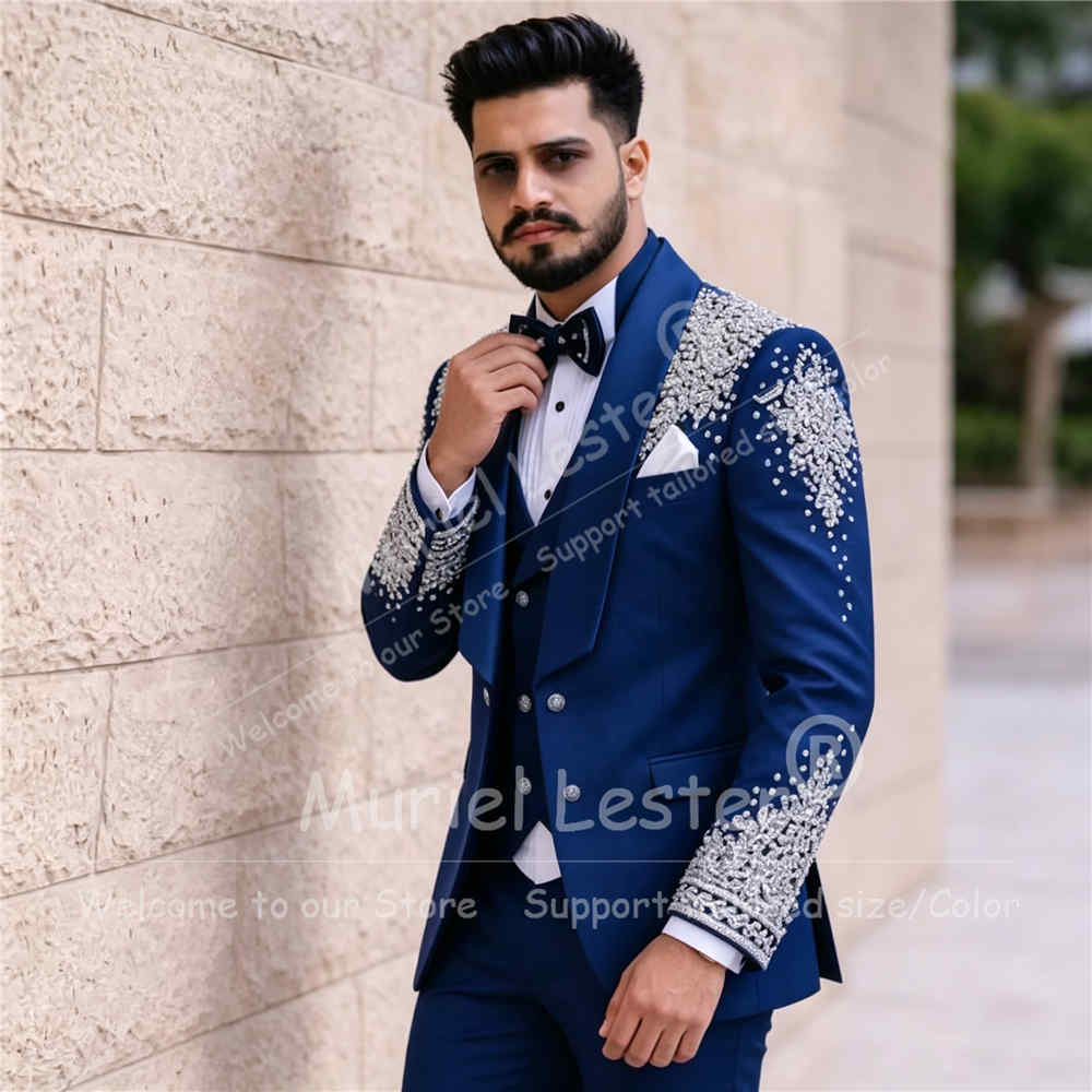 Costume de marié de luxe pour  - Men Formal Wear Wedding avis et prix