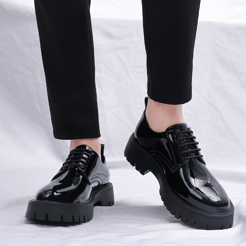 Chaussures Oxford pour hommes  - Men Formal Wear All Black avis et prix