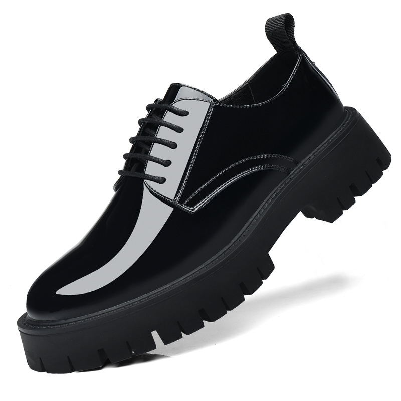 Chaussures Oxford pour hommes  - Men Formal Wear All Black avis et prix