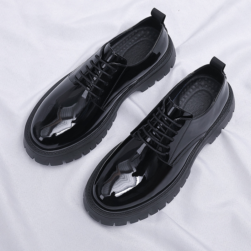 Chaussures Oxford pour hommes  - Men Formal Wear All Black avis et prix