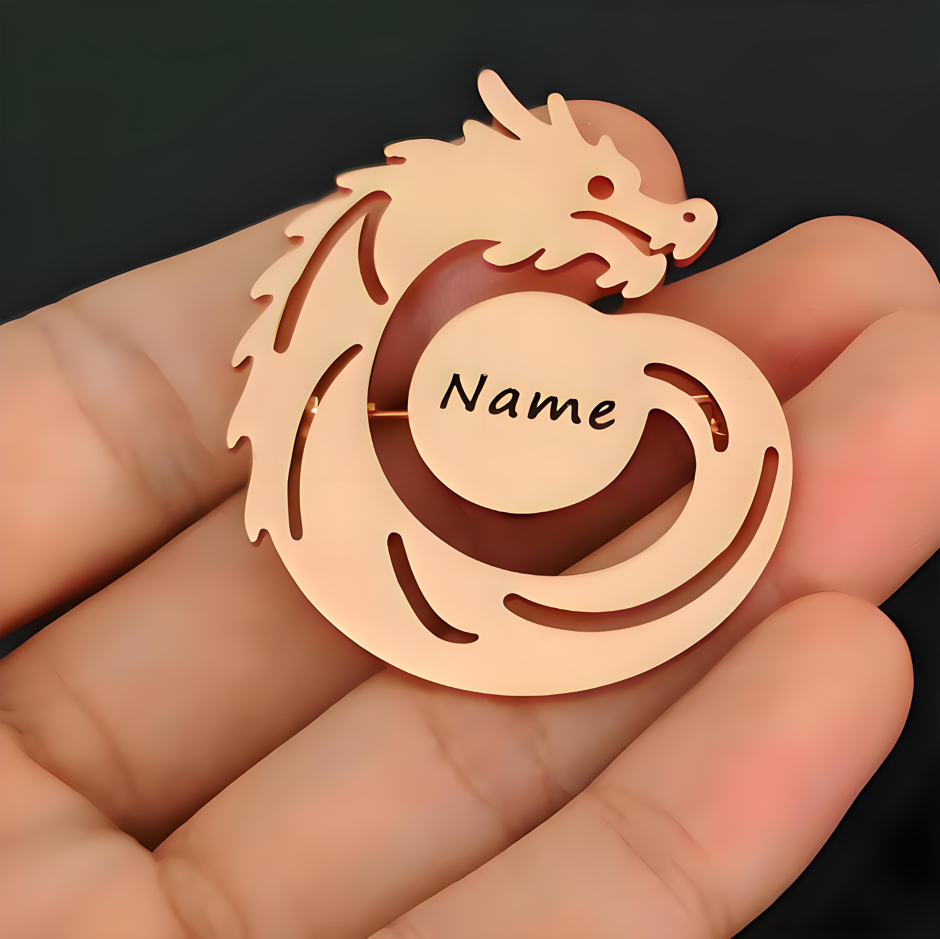 Broche Dragon avec nom personn - Men'S Formal Wear Jewelry avis et prix