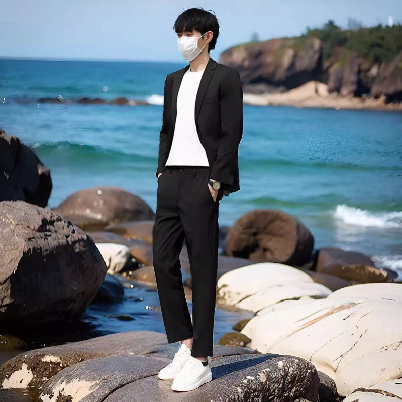 Ensemble de costume d'été lége - Korean Men Formal Wear avis et prix