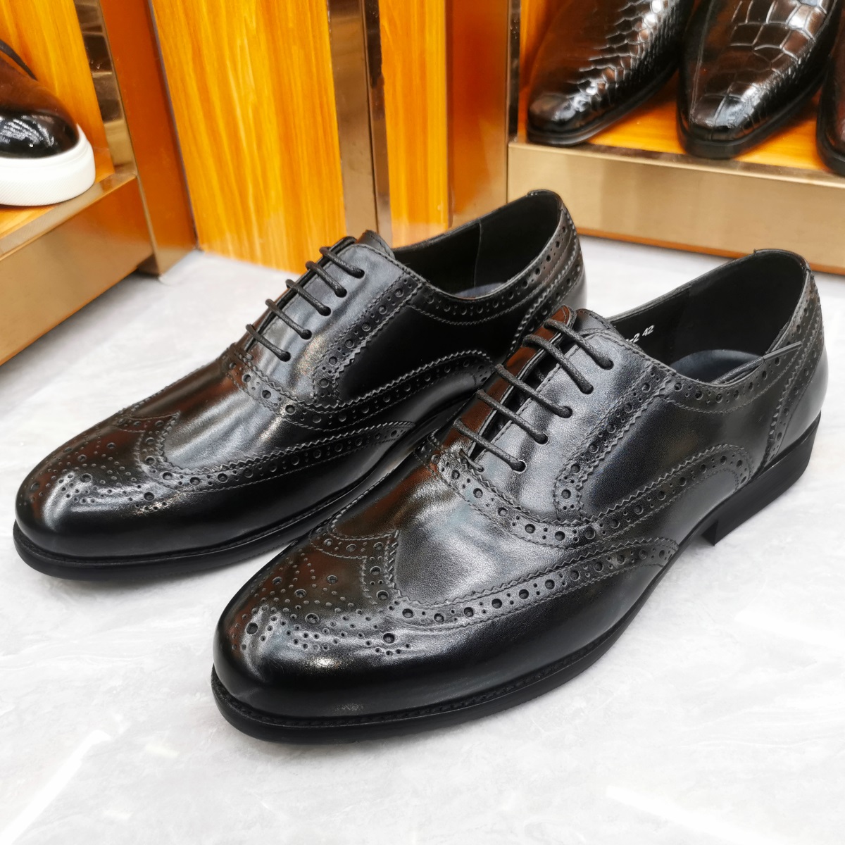Chaussures habillées de luxe p - Men Formal Wear Brown avis et prix