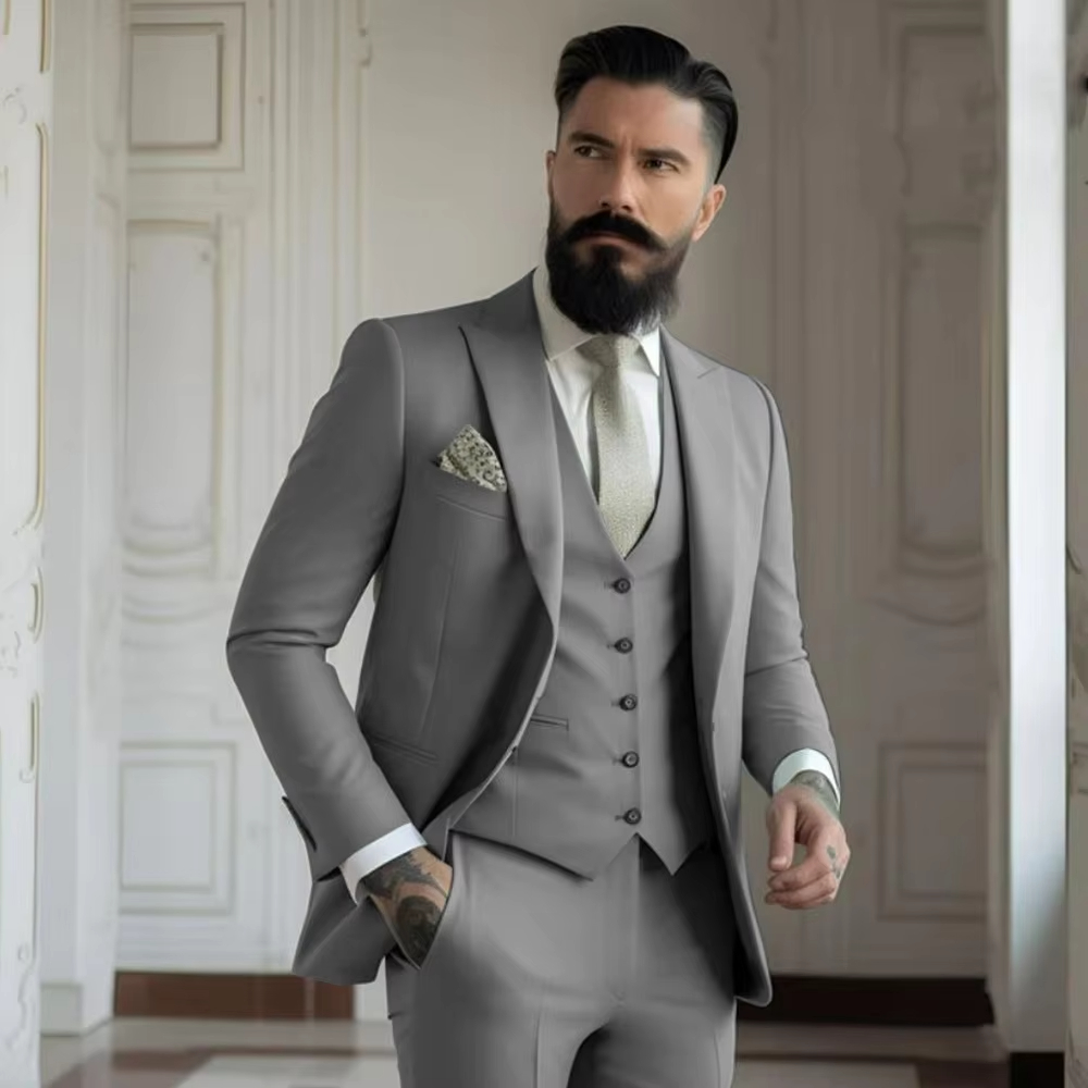 Costume de mariage kaki pour h - Khaki Formal Wear Men avis et prix