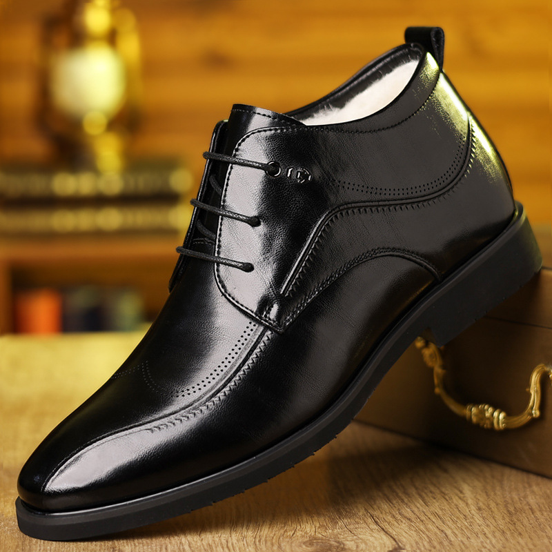 Chaussures en cuir épaissi pou - Men'S Formal Wear In Winter avis et prix