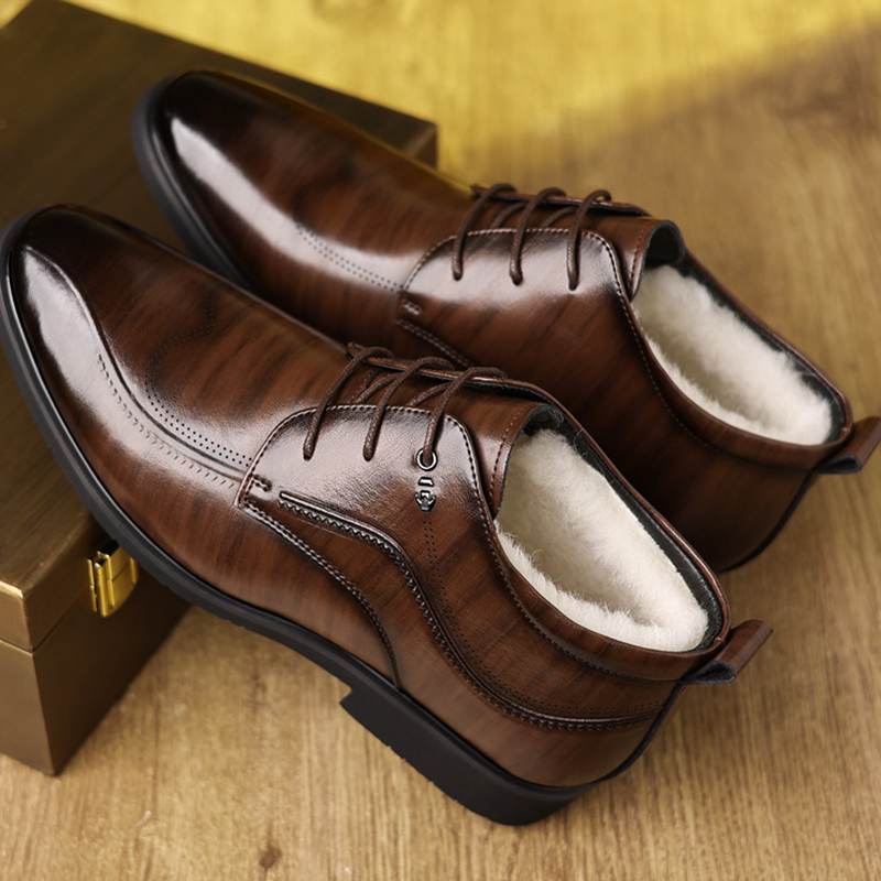 Chaussures en cuir épaissi pou - Men'S Formal Wear In Winter avis et prix