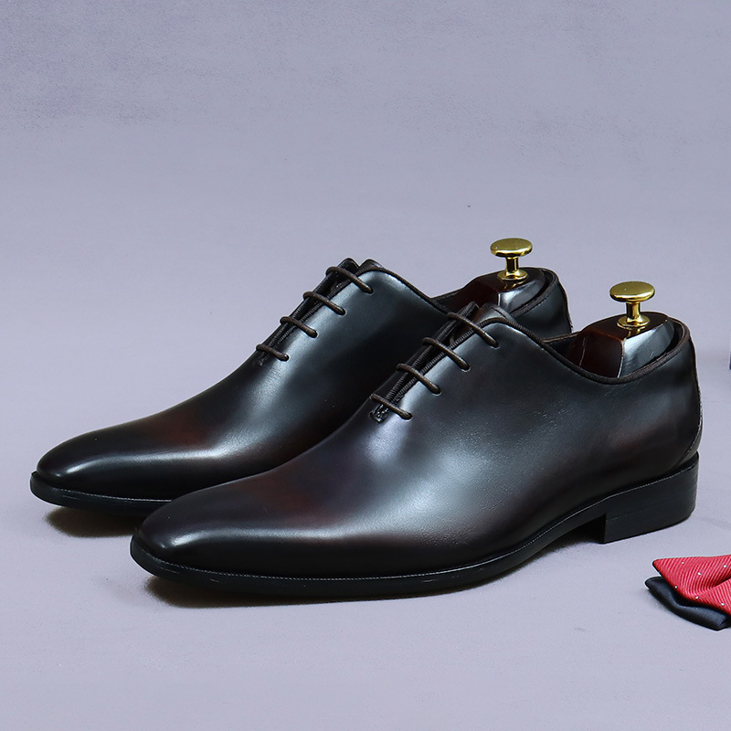 Chaussures Oxford en cuir véri - Men Formal Wear Brown avis et prix