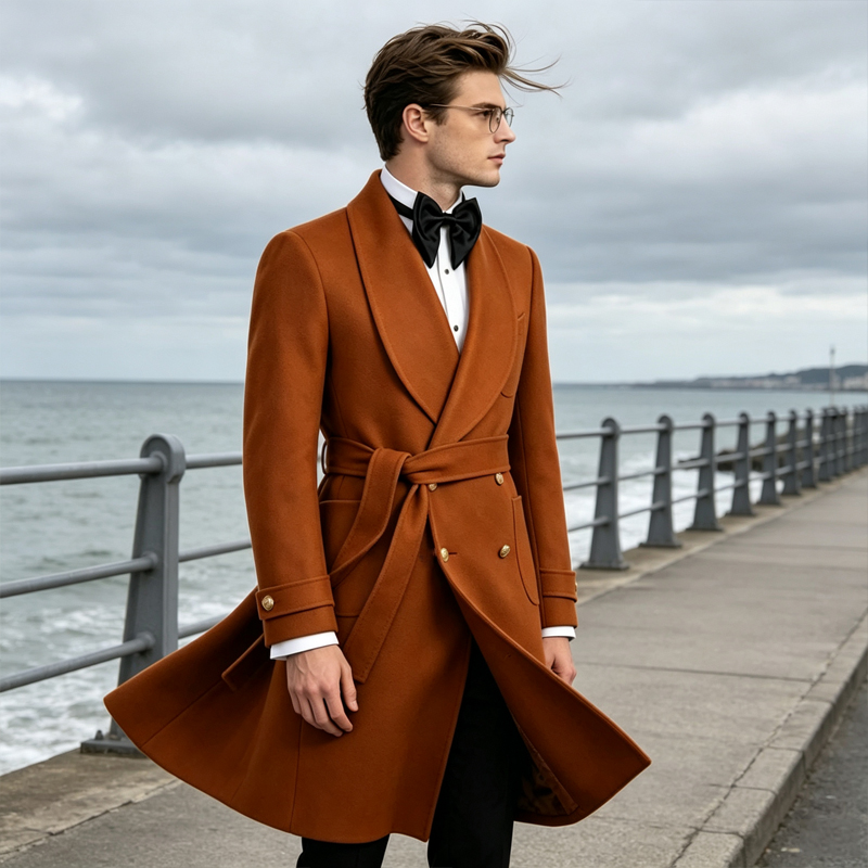 Manteau de luxe pour homme en  - Men'S Formal Wear In Winter avis et prix