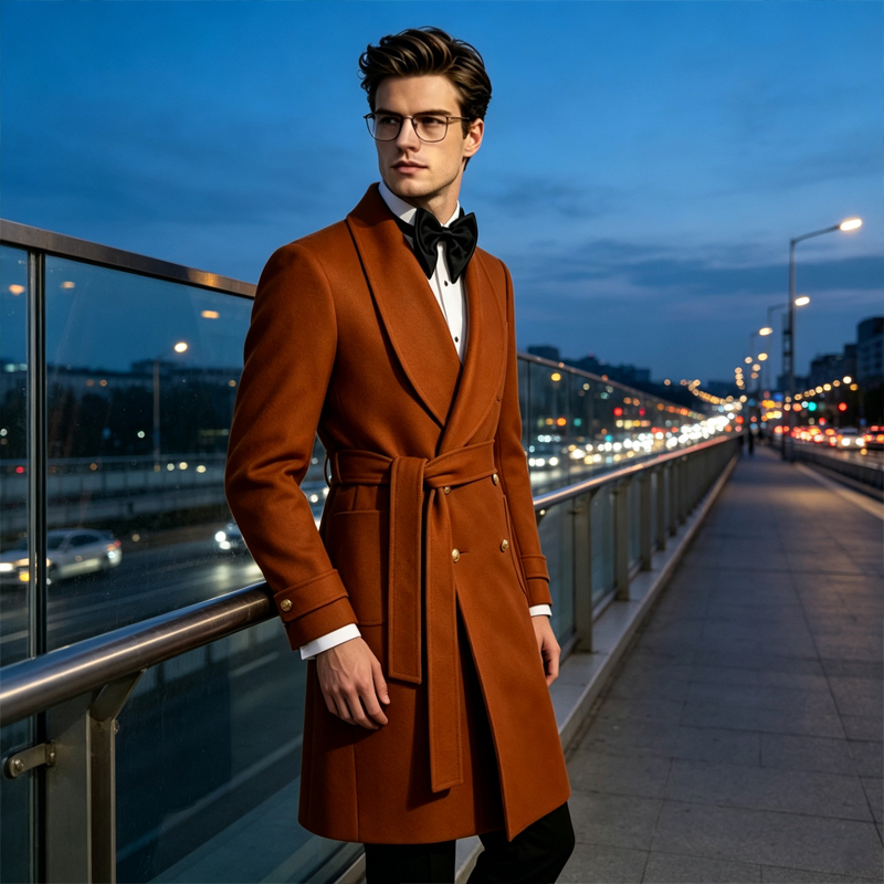 Manteau de luxe pour homme en  - Men'S Formal Wear In Winter avis et prix