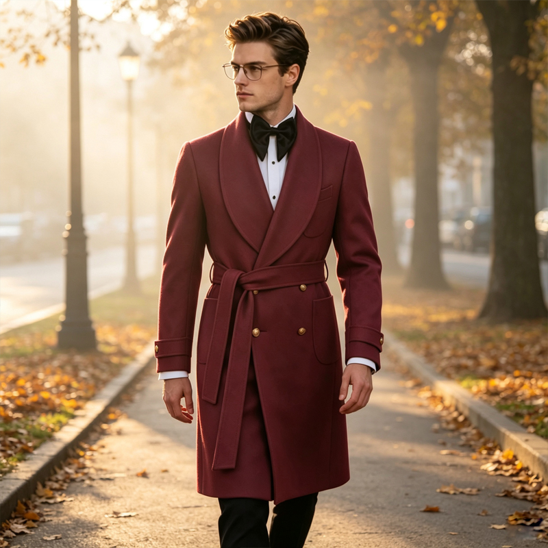 Manteau de luxe pour homme en  - Men'S Formal Wear In Winter avis et prix